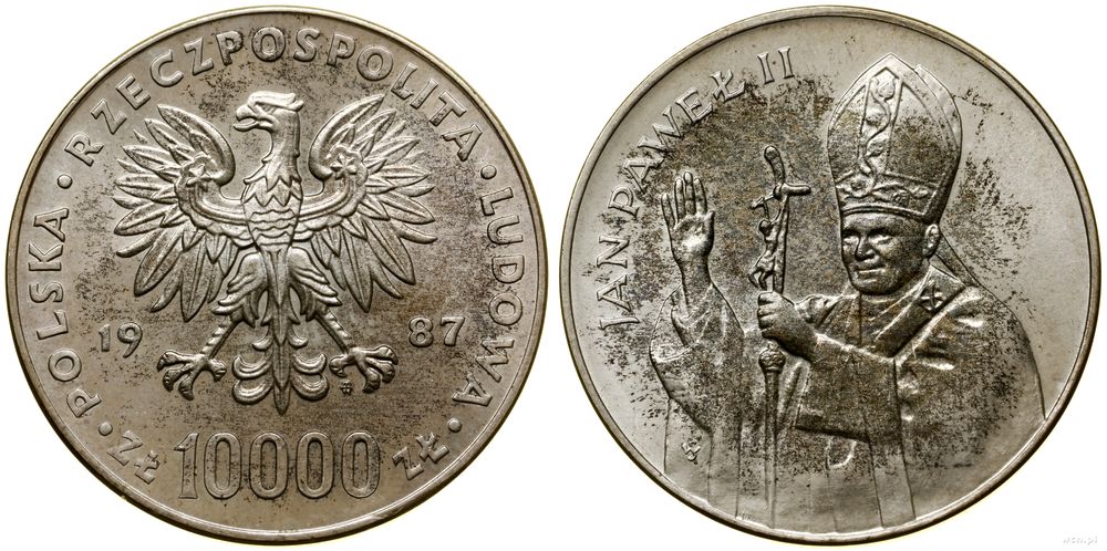 Polska, 10.000 złotych, 1987
