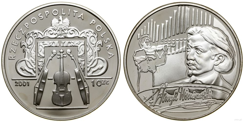 Polska, 10 złotych, 2001