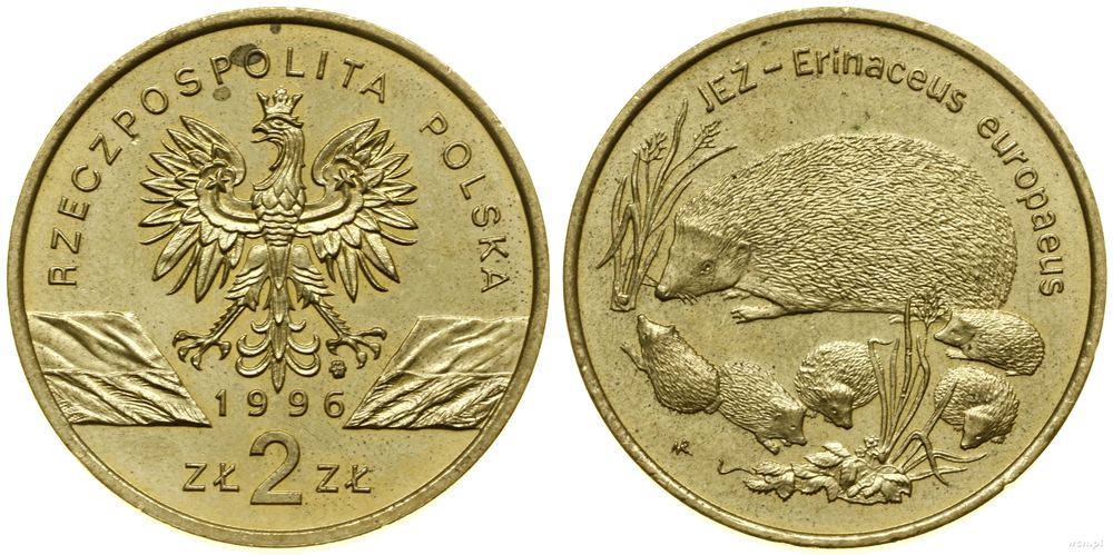 Polska, 2 złote, 1996