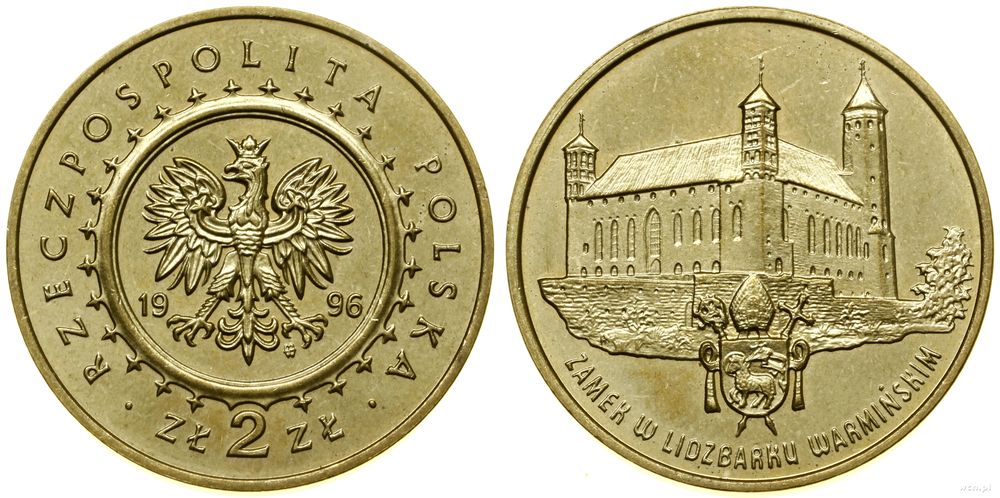 Polska, 2 złote, 1996