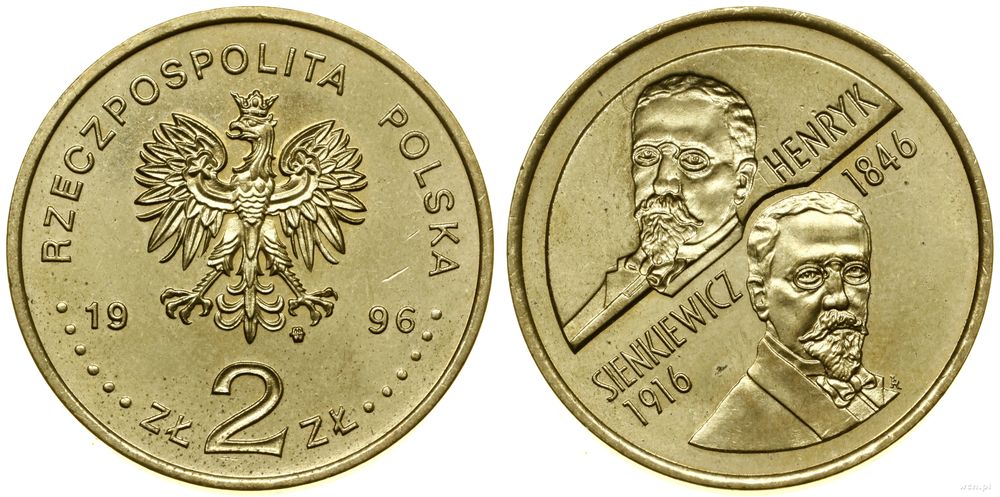 Polska, 2 złote, 1996