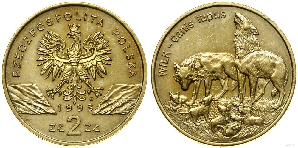 Polska, 2 złote, 1999