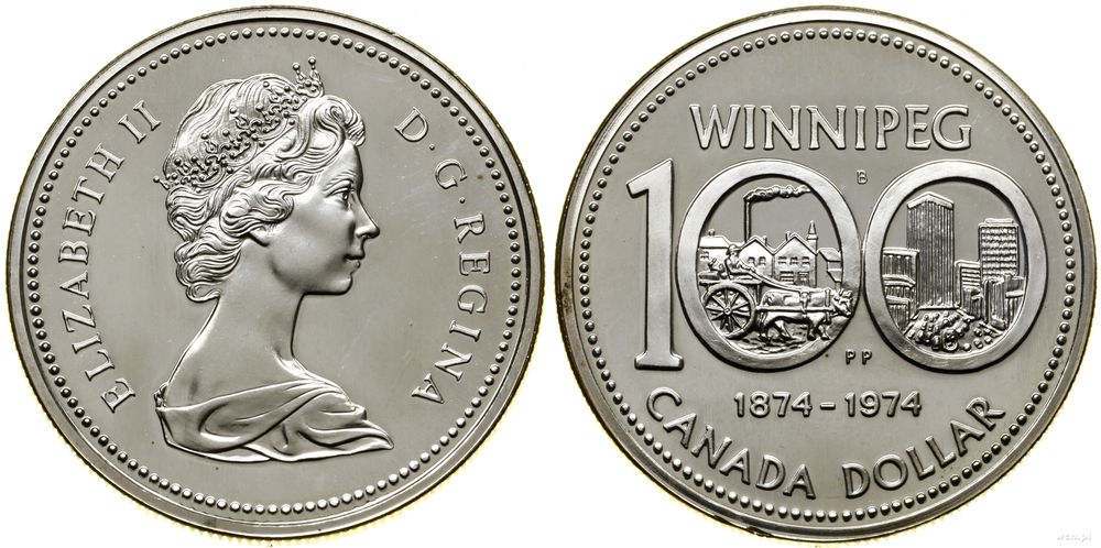 Kanada, 1 dolar, 1974