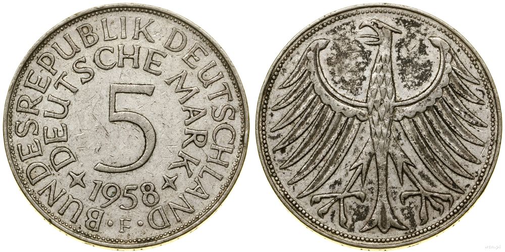 Niemcy, 5 marek, 1958 F