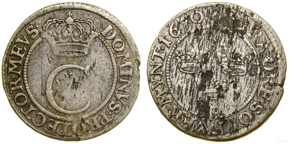 Szwecja, 4 öre, 1670