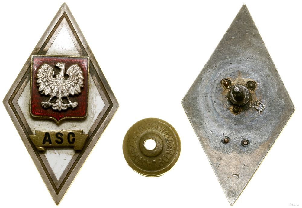 Polska, Odznaka Akademii Sztabu Generalnego im. Gen. Broni Karola Świerczewskiego, od 1953