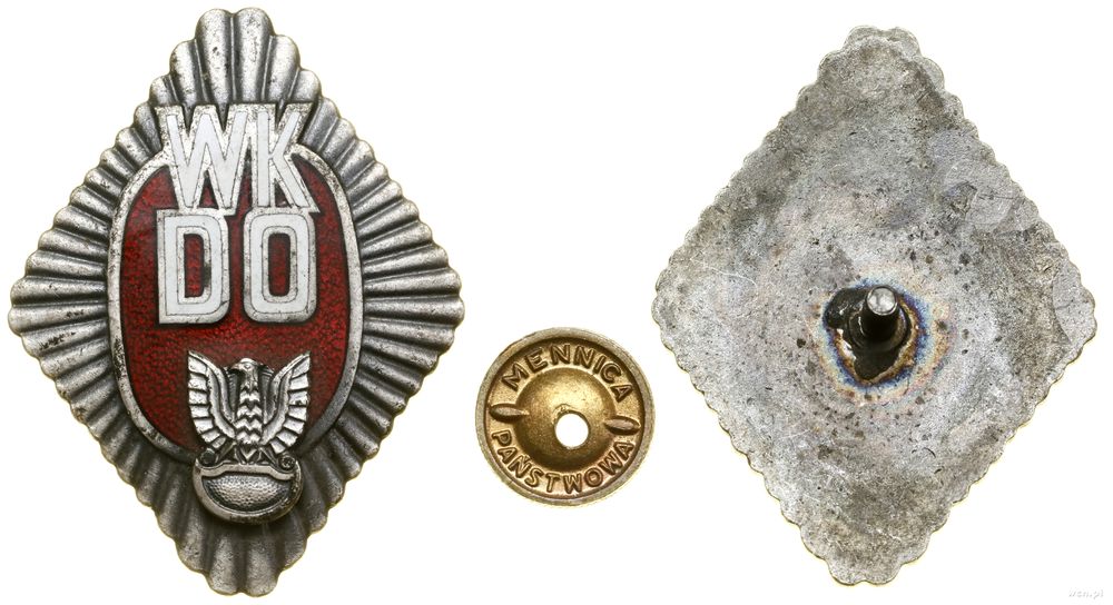 Polska, Wyższy Kurs Doskonalenia Oficerów – odznaka pamiatkowa, od 1977