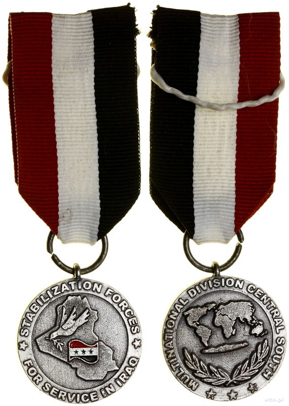 Polska, Multinational Division Central-South Badge (Medal Pamiątkowy Wielonarodowej Dywizji Centrum-Południe), (2004–2008)