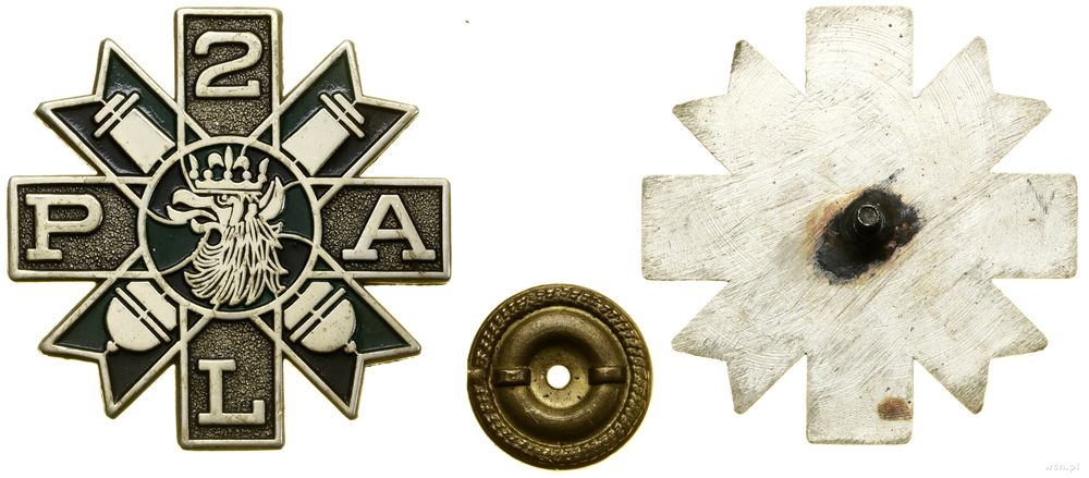 Polska, 2. Pułk Artylerii Lekkiej – złota odznaka pamiątkowa