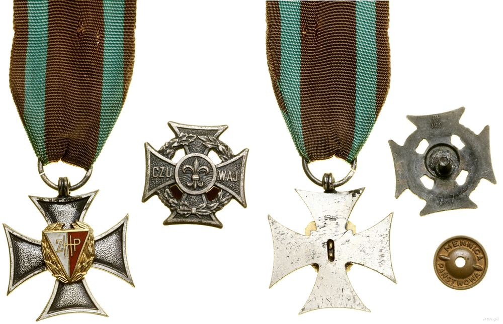 Polska, zestaw 2 odznak harcerskich