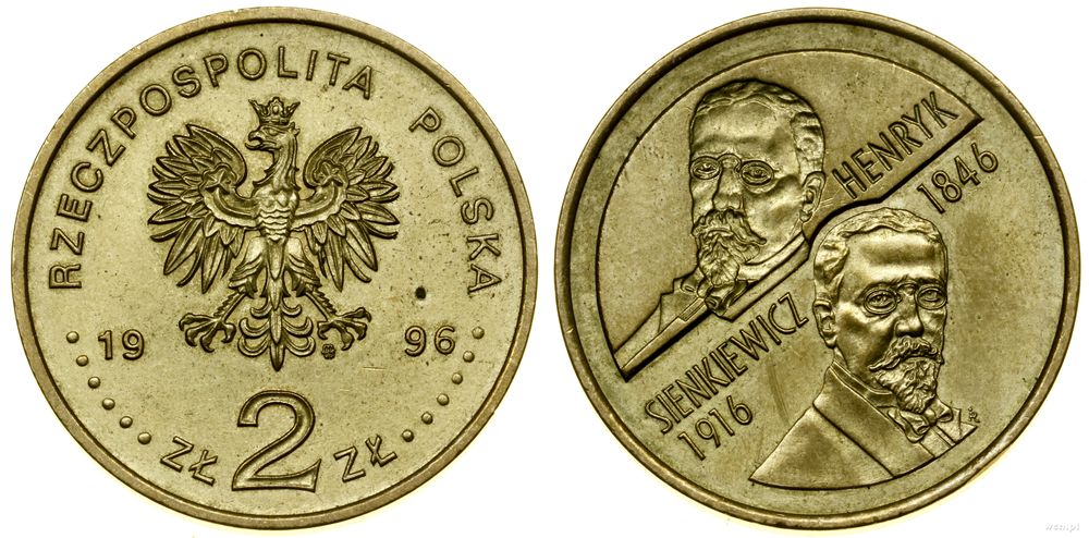 Polska, 2 złote, 1996