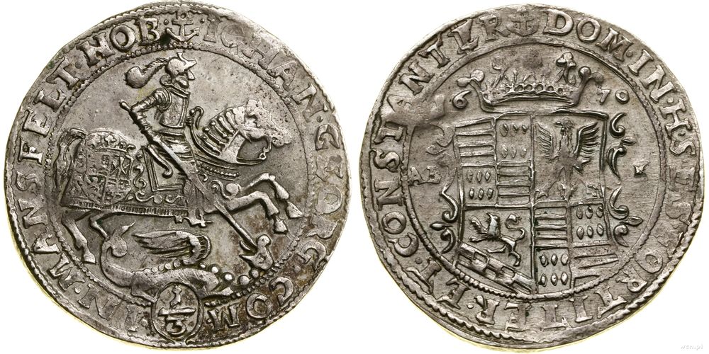 Niemcy, 1/3 talara, 1670 ABK