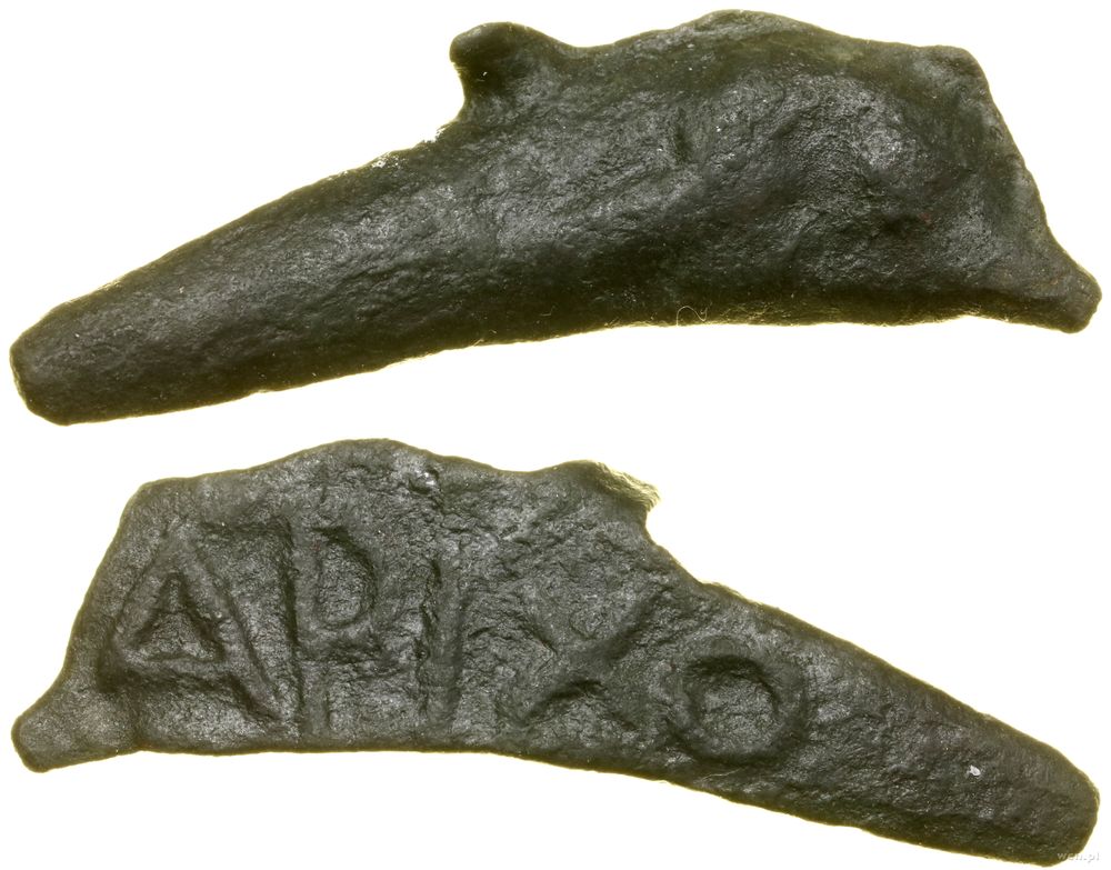 Grecja i posthellenistyczne, brąz w kształcie delfina, (VI–V w. pne)