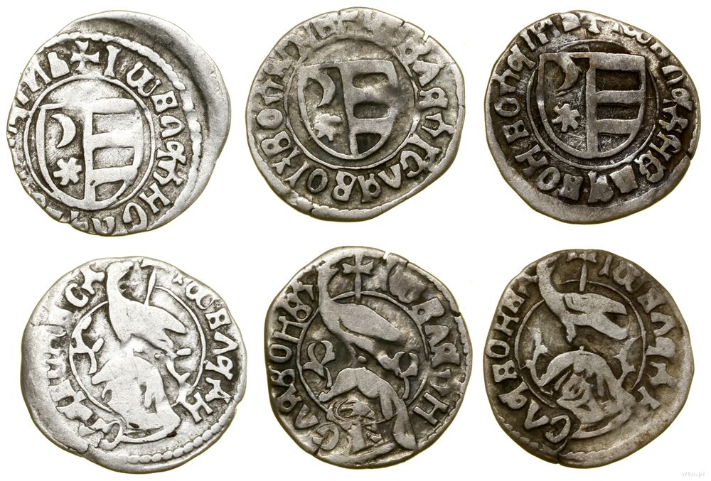 Hospodarstwo Wołoskie, zestaw 3 x dinar