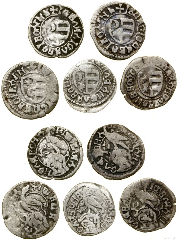 Hospodarstwo Wołoskie, zestaw 5 x dinar