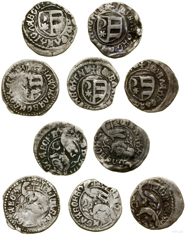 Hospodarstwo Wołoskie, zestaw 5 x dinar