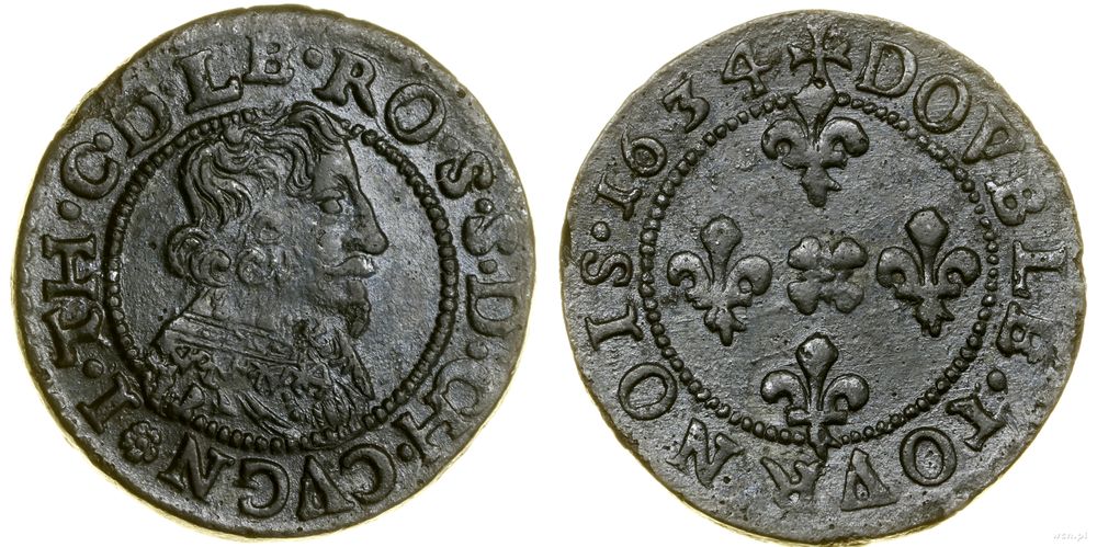 Niemcy, double tournois, 1634