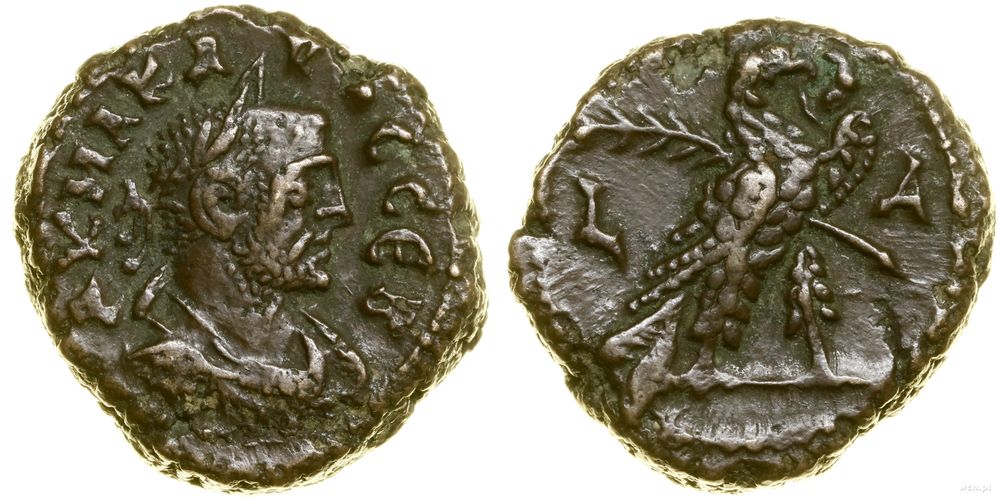 Rzym prowincjonalny, tetradrachma bilonowa, 282–283 (1 rok panowania)
