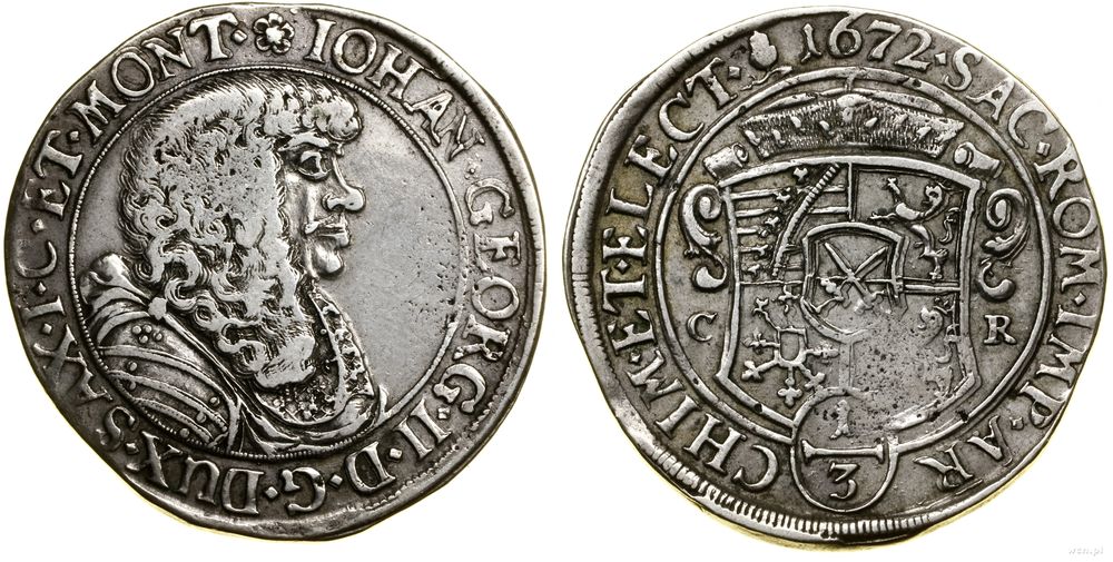 Niemcy, 1/3 talara, 1672 CR