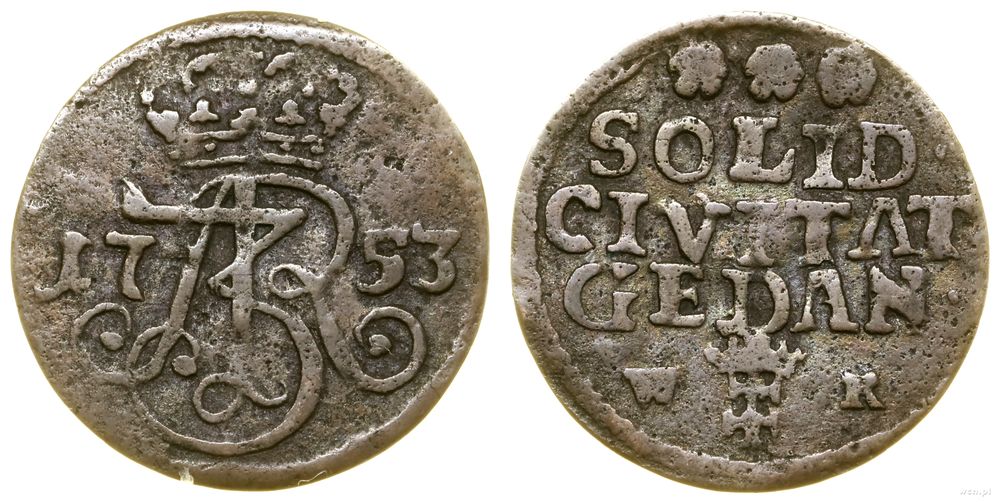 Polska, szeląg, 1753