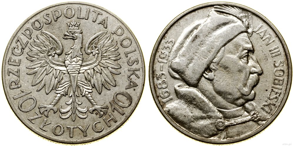 Polska, 10 złotych, 1933