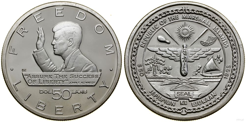 Wyspy Marshalla, 50 dolarów, 1995
