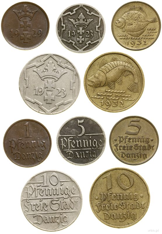 Polska, zestaw 5 monet