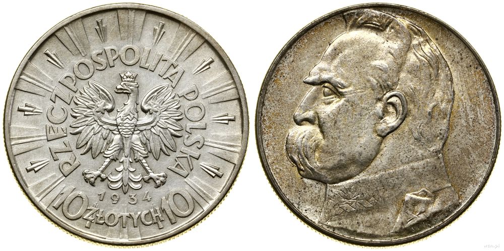 Polska, 10 złotych, 1934