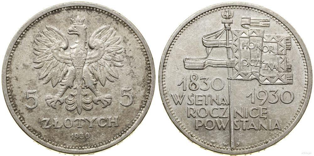 Polska, 5 złotych, 1930