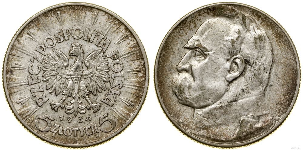 Polska, 5 złotych, 1934