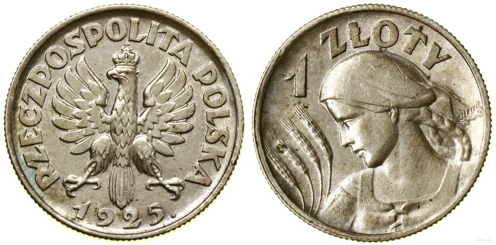 Polska, 1 złoty, 1925