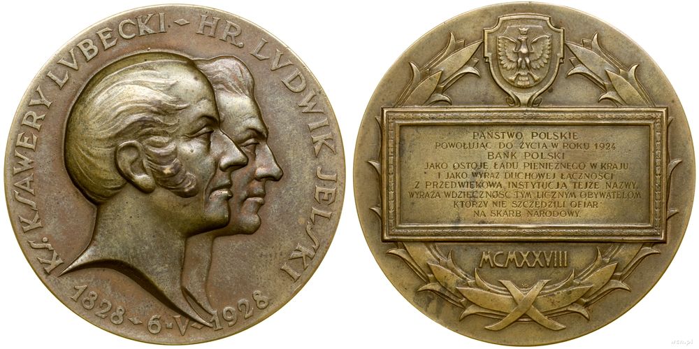 Polska, Stulecie Banku Polskiego, 1928