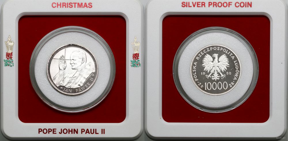 Polska, 10.000 złotych, 1988