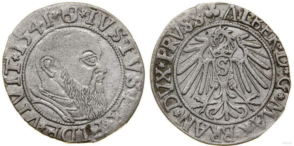 Prusy Książęce (1525–1657), grosz, 1541