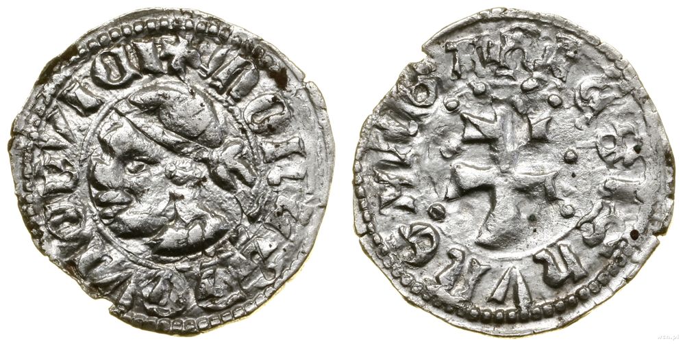 Polska, denar, (ok. 1358–1366)