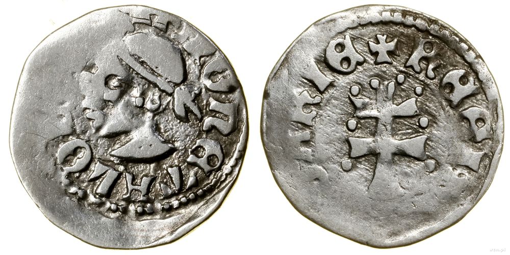 Polska, denar, (ok. 1358–1366)