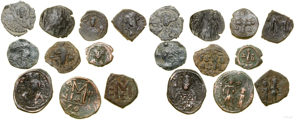 zestaw monet, zestaw 10 x follis