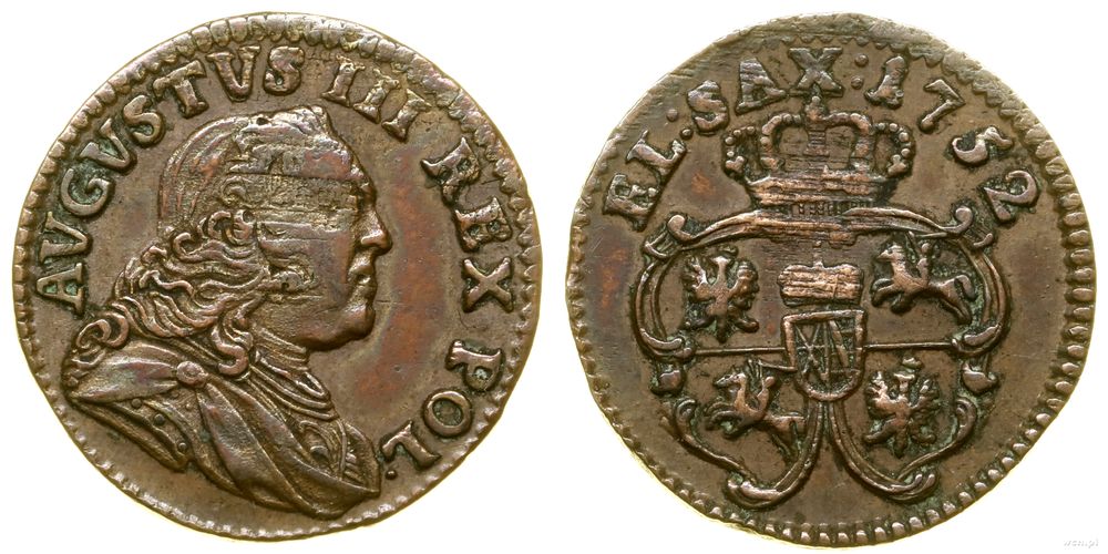 Polska, szeląg, 1752
