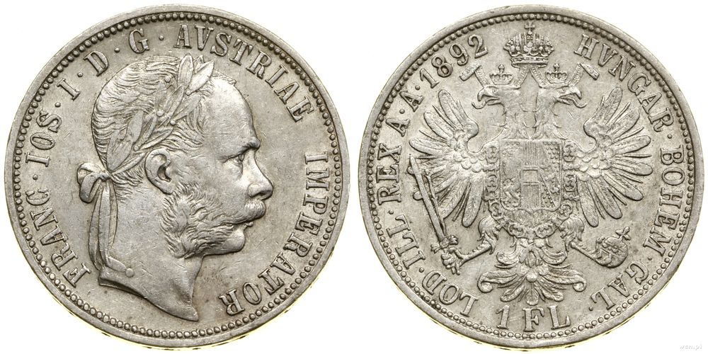 Austria, 1 floren, 1892