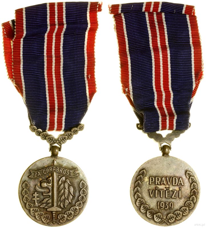 Czechosłowacja, Czechosłowacki Medal za Odwagę w Obliczu Nieprzyjaciela