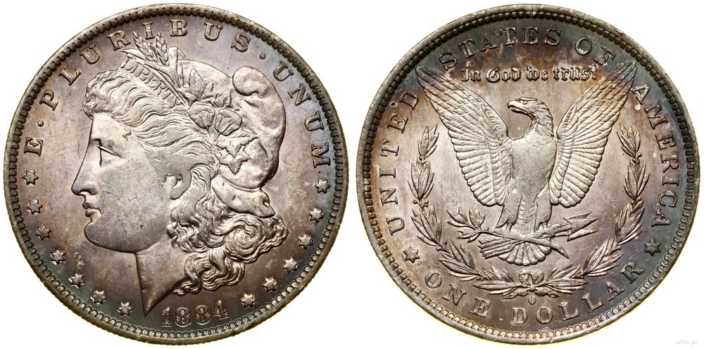 Stany Zjednoczone Ameryki (USA), 1 dolar, 1884 O