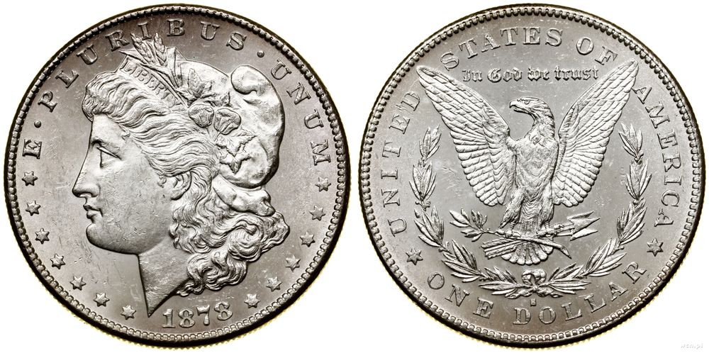 Stany Zjednoczone Ameryki (USA), 1 dolar, 1878 S