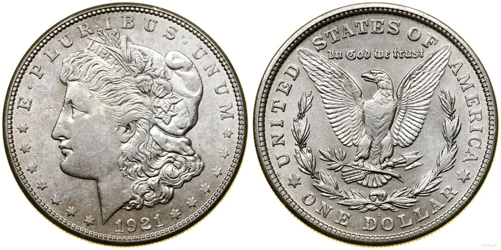 Stany Zjednoczone Ameryki (USA), 1 dolar, 1921