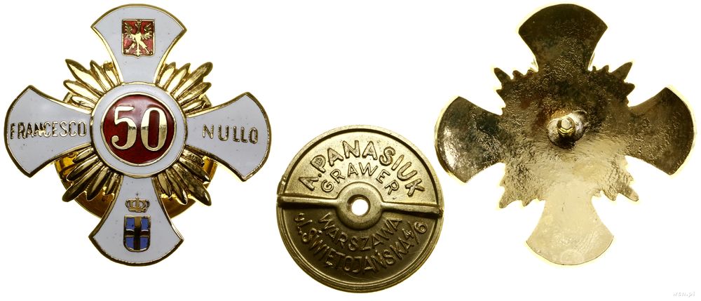 Polska, 50. Pułk Piechoty Strzelców Kresowych – KOPIA oficerska odznaka pamiątkowa