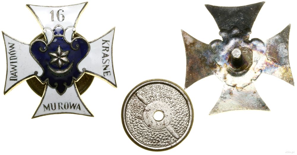 Polska, 16. Pułk Piechoty – KOPIA oficerska odznaka pamiątkowa