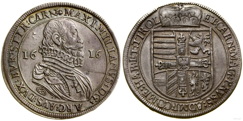 Austria, talar, 1616