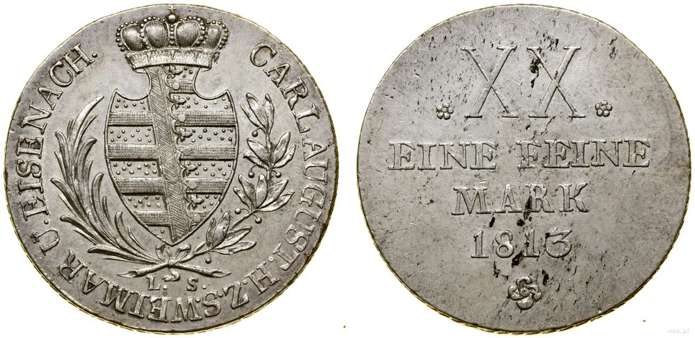 Niemcy, 1/2 talara, 1813
