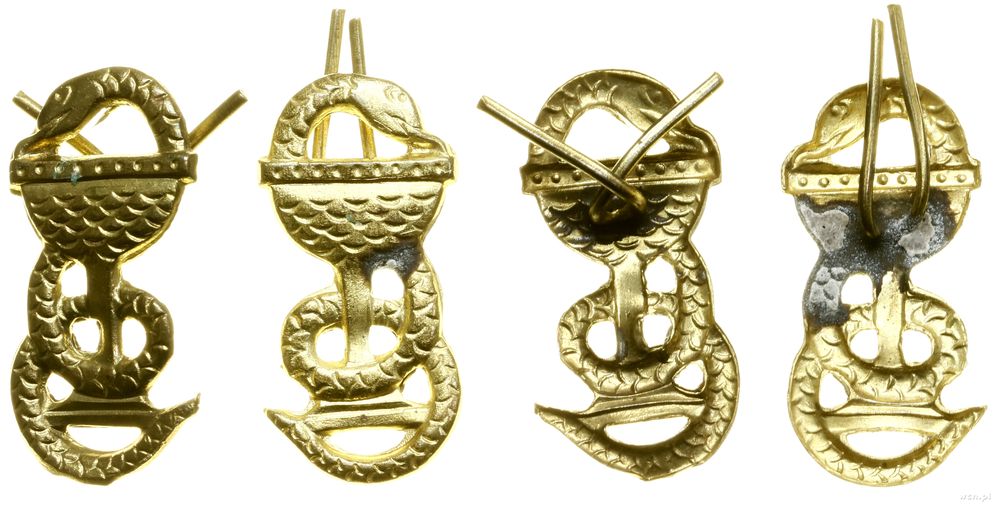 Polska, 2 oznaki wojskowej służby zdrowia, przed 1960