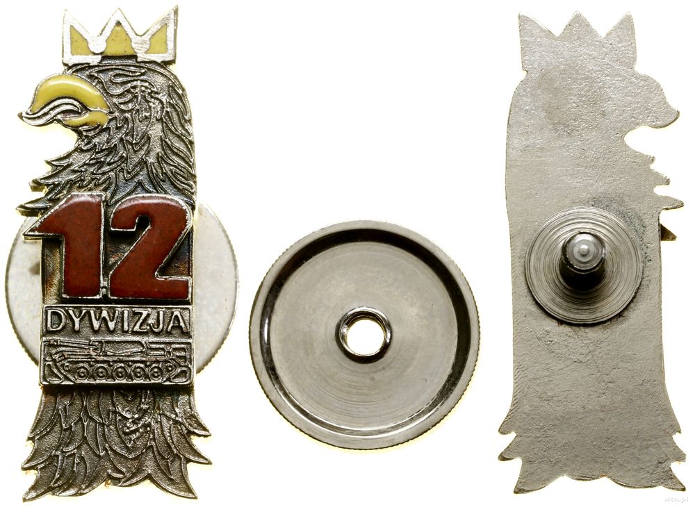 Polska, 12. Szczecińska Dywizja Zmechanizowana – odznaka pamiątkowa (niewprowadzony projekt)