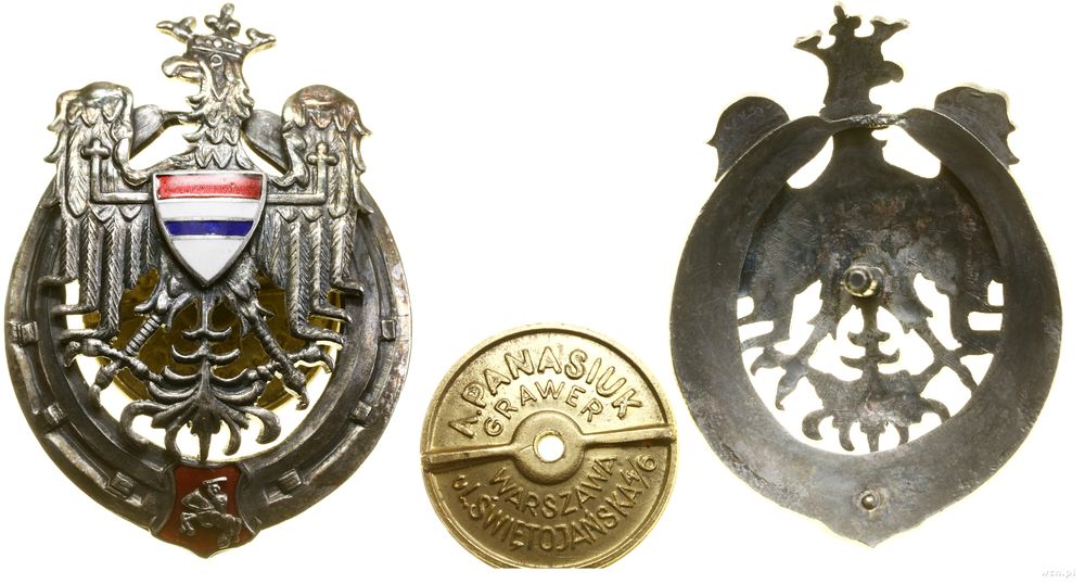 Polska, 10. Pułk Ułanów Litewskich – oficerska odznaka pamiątkowa (kopia)